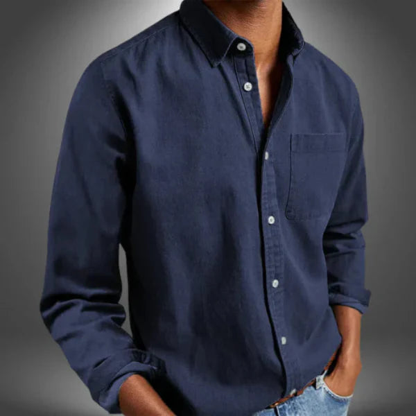 Klassiek overhemd met borstzak