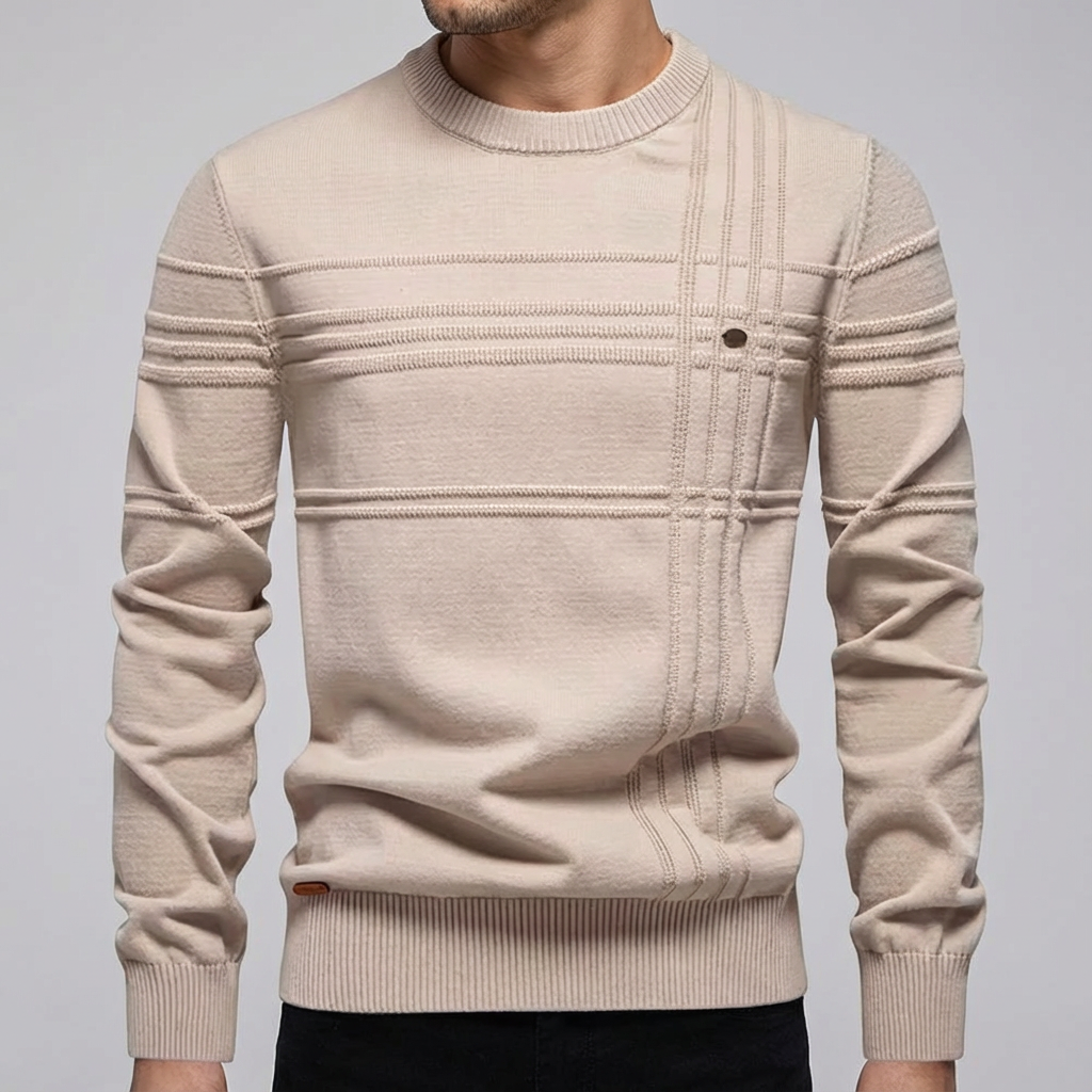 Maren™ – Luxe trui met ruitpatroon